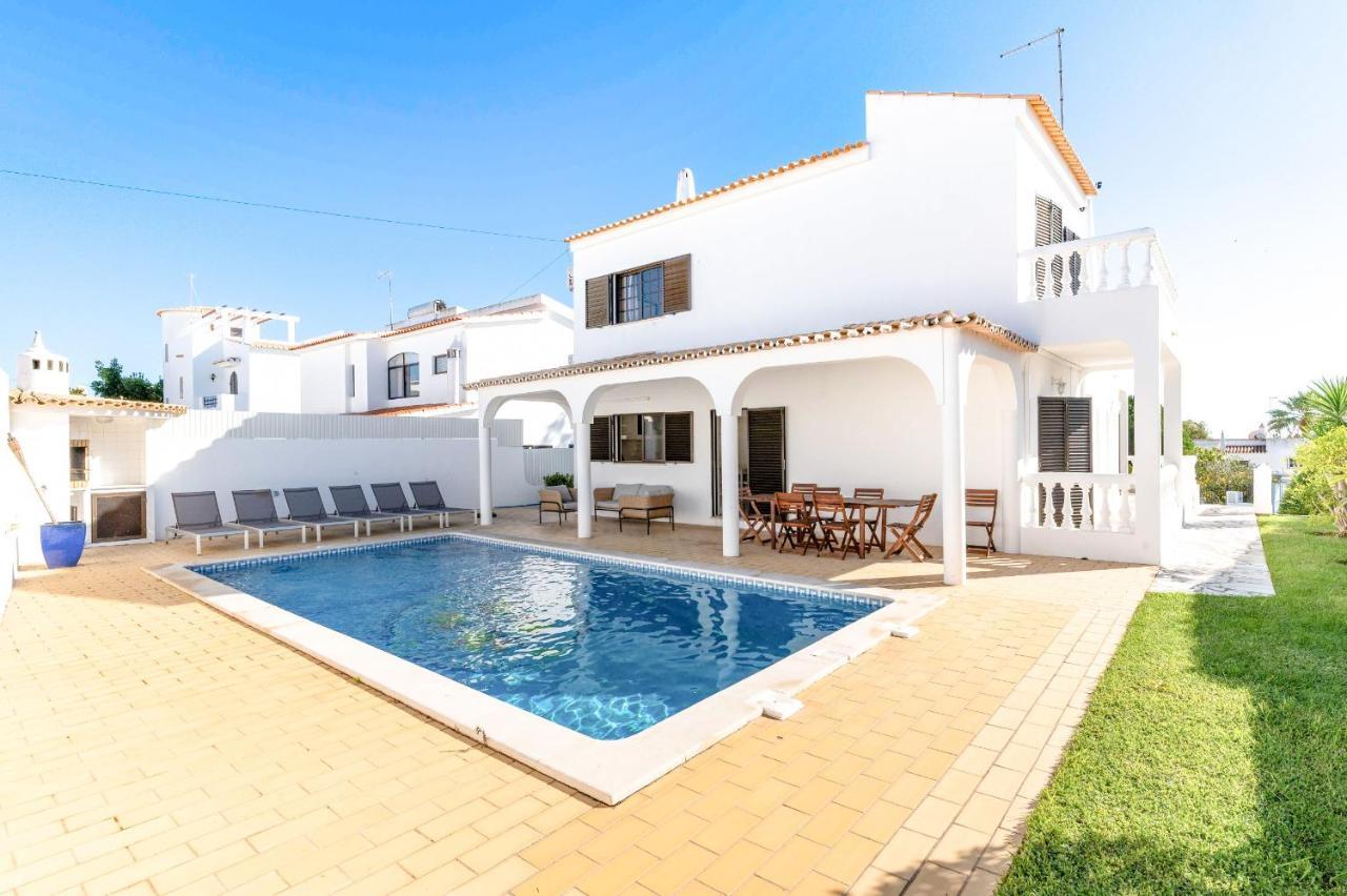 #072 Private Pool And Garden With Ac And Game Room Albufeira Exterior foto